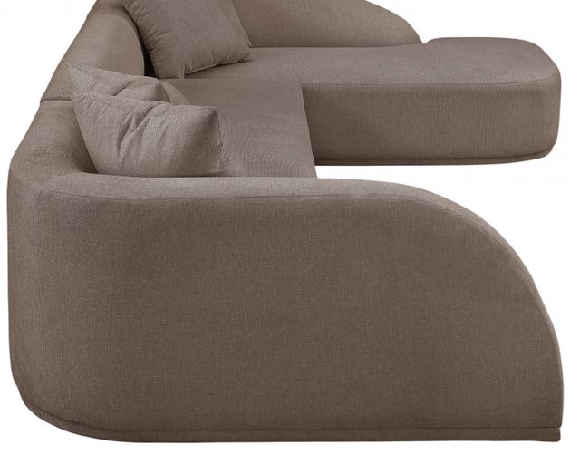 Meridian Furniture Rita 3-Piece Brown Sectional-2
