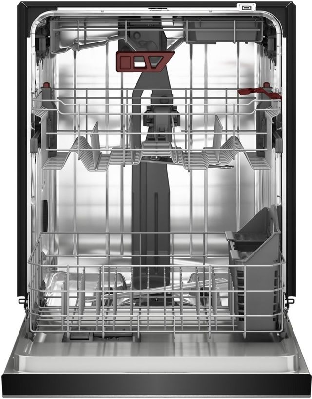 KitchenAid® 24" Black Ore Front Control Built-In Dishwasher with Third Level Jet Rack and 40+ Total Wash Jets-2