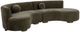 Classic Home Octavia 2-Piece Olive Moss Sectional Set-0