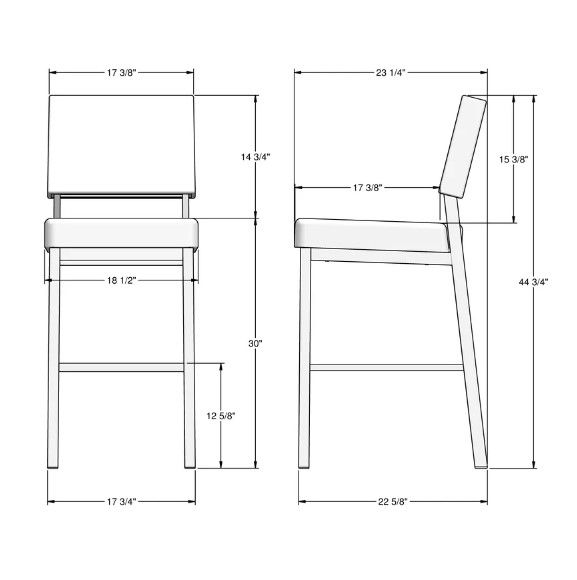 Amisco Customizable Mathilde Bar Stool-2