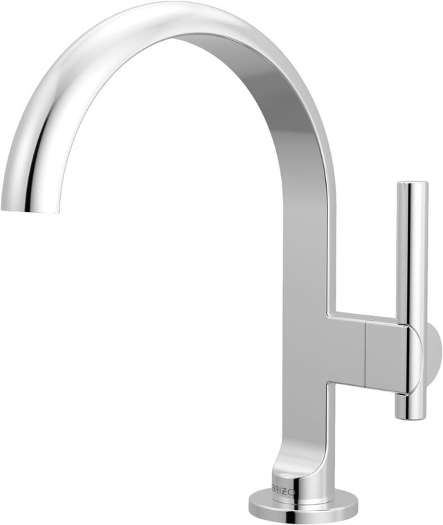 Brizo Roccesco™ Polished Chrome Single-Handle Lavatory Faucet with Arc Spout-0