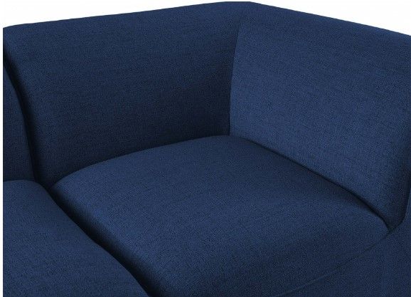 Meridian Furniture Miramar 6-Piece Navy Modular Sectional Sofa Set-3
