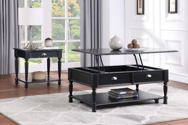 Homelegance® Sanders Black End Table-4