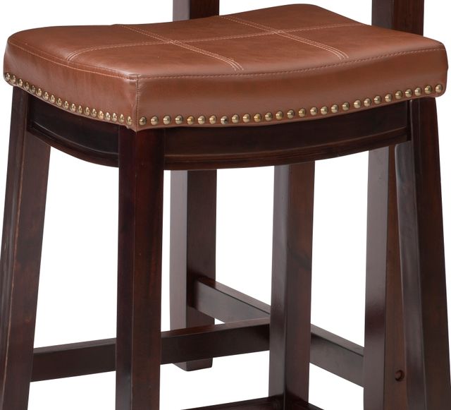 Linon Claridge 3-Piece Brown/Cognac Counter Table Set-1