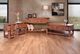 International Furniture Direct Parota II Brown Sofa Table-1