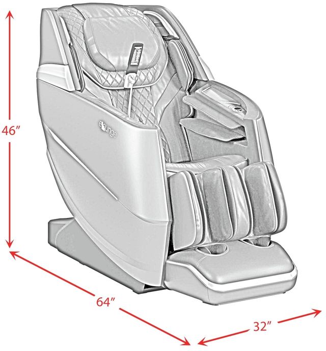 Elements International Ease Black Massage Chair-2