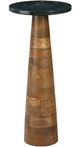 Signature Design by Ashley® Quinndon Black Marble Top Accent Table with Brown Base-0