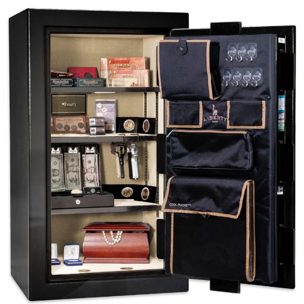 Liberty Safe Premium Home Black 12 Gun Safe-1