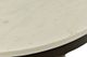 Moe's Home Collection Haley White Marble Round Coffee Table with Black Iron Base-3
