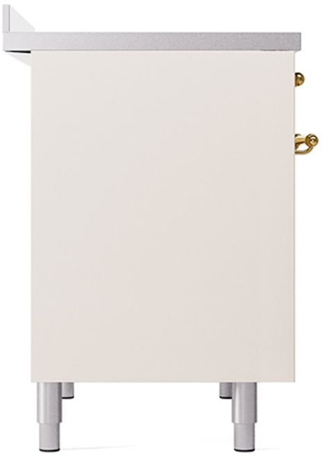 Ilve® Nostalgie II Series 40" Antique White Pro Style Induction Range-3