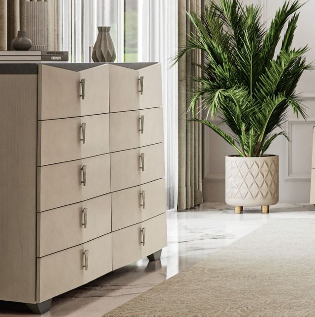 Michael Amini® Fantosini Silver Leaf Mule Chest-1