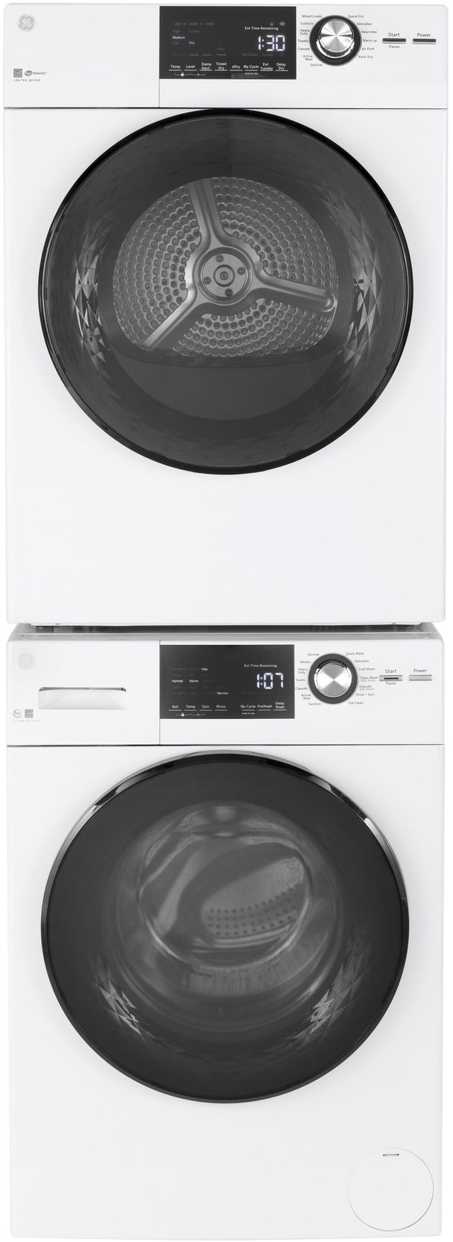 GE® 4.3 Cu. Ft. White Electric Dryer-5