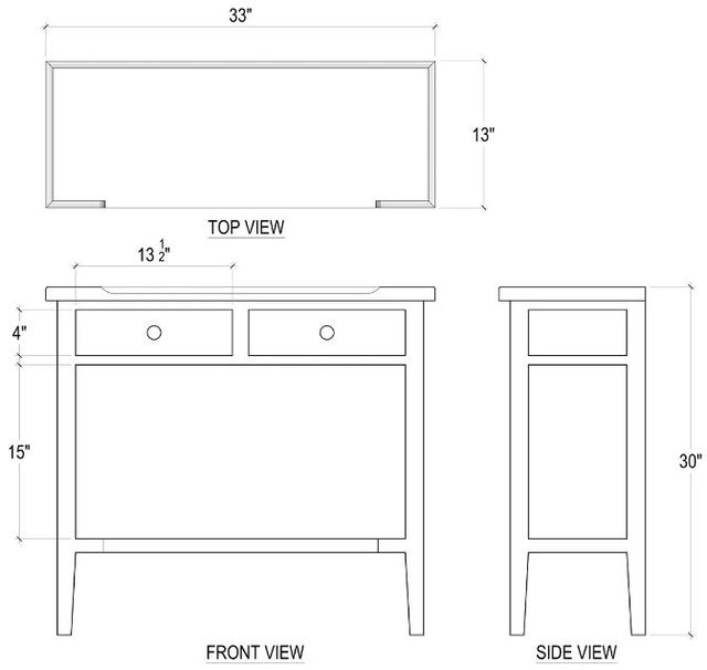 Bramble Customizable Eton Console Table-3