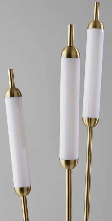 Adesso® Pierce Antique Brass LED Floor Lamp-1
