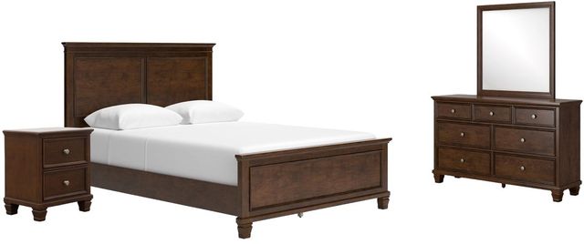 Signature Design by Ashley® Danabrin 4-Piece Brown Queen Panel Bedroom Set-0
