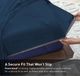BEDGEAR® Ver-Tex Performance 4-Piece Navy Split King/Split California King Sheet Set-4