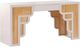 TOV Furniture Suzie Cream 62" Executive Desk with Drawer-0