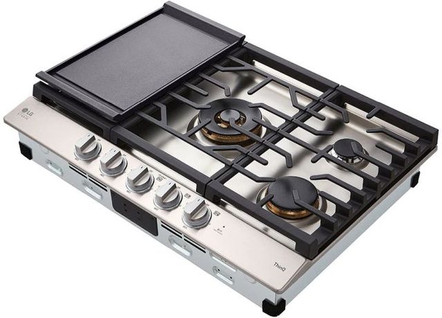 LG Studio 30" Stainless Steel Gas Cooktop -7