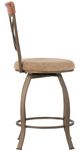 Powell® Hamilton Bronze/Matte Pewter Swivel Counter Stool-4