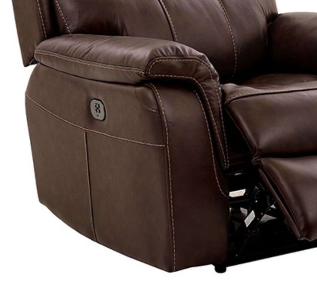 Furniture of America® Antenor Brown Power Reclining Chair-2