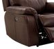 Furniture of America® Antenor Brown Power Reclining Chair-2
