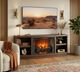 Sunny Designs™ Circ Candlelight Dark Media Cabinet-1