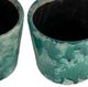 A & B Home 3-Piece Teal Terracotta Garden Planter Set-4