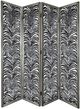 A & B Home Herero Black/Gray Decorative Screen-0