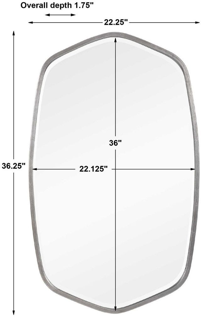 Uttermost® Duronia Silver Leaf Mirror-3