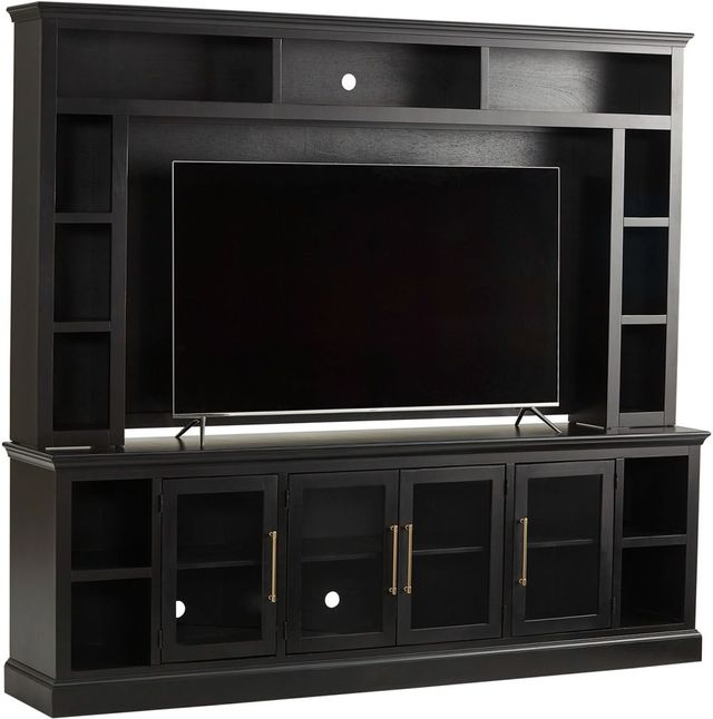 aspenhome® Byron Black 98'' Console and Hutch-0