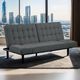 Furniture of America® Bellevue Dark Gray Sofa-1