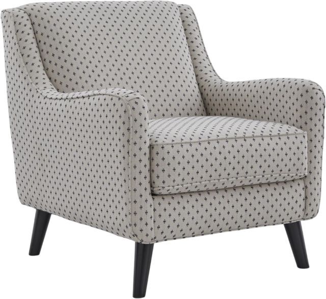 Fusion Furniture Prelude Feather Colonial Navy Accent Chair-0