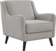 Fusion Furniture Prelude Feather Colonial Navy Accent Chair-0
