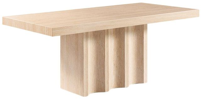 ACME Furniture Inca Travertine Stone Dining Table-0