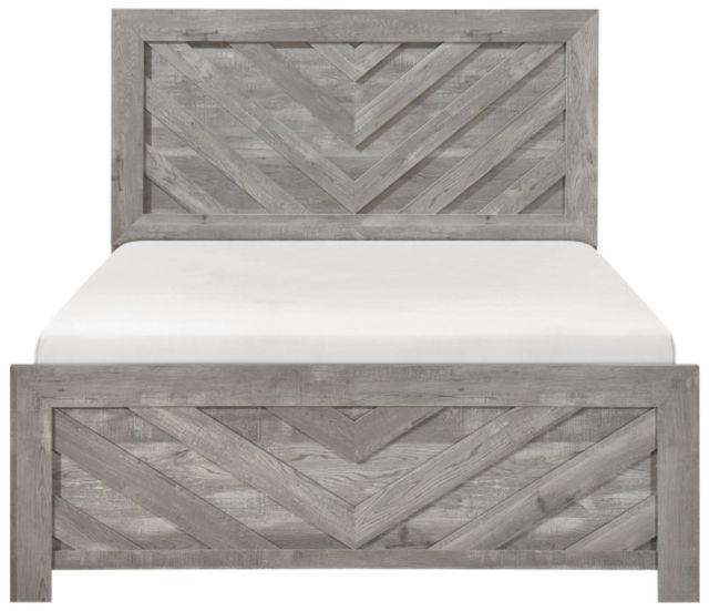 Homelegance® Corbin Gray Queen Panel Bed-2