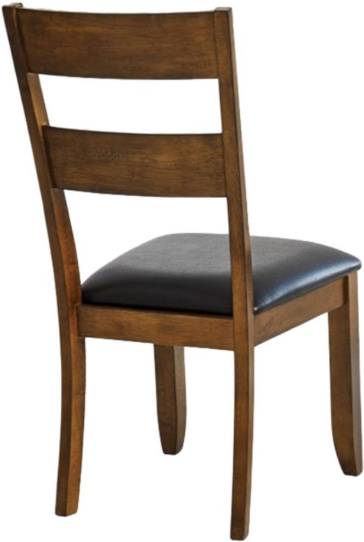A-America® Mariposa Rustic Whiskey Ladderback Dining Side Chair-1