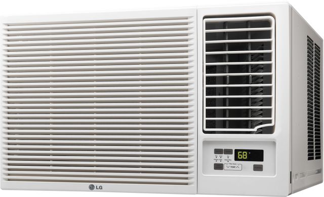 LG 18,000 BTU's White Cooling & Heating Window Air Conditioner-1