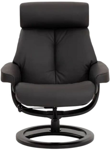 IMG® Comfort Customizable Nordic 85 Manual Recliner with Ottoman Ring Base-1