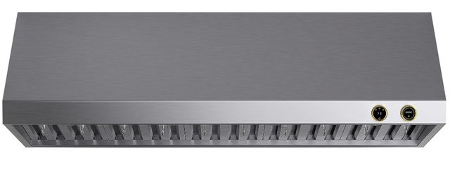 Kucht Professional 60" Stainless Steel Under Cabinet Range Hood with Gold Accents-0