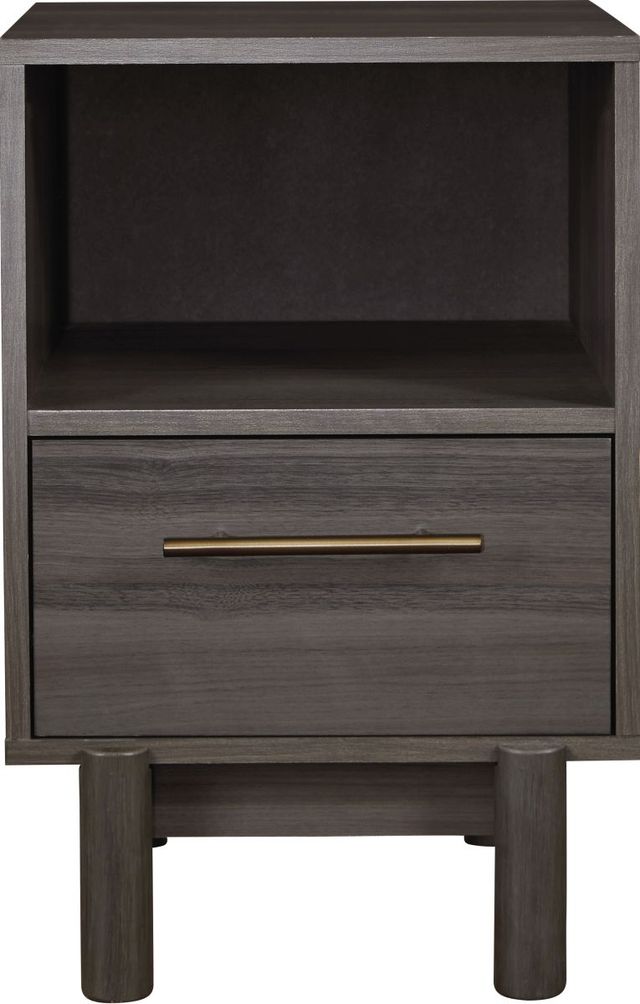 Signature Design by Ashley® Brymont Dark Gray 20" Nightstand-1