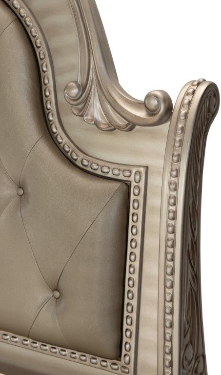 Mazin Furniture Cavalier Silver King Panel Bed-3