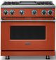 Viking® 7 Series 36" Spiced Cider Pro Style Natural Gas Range with Griddle-5