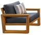 New Classic® Home Furnishings Bristol Bay Gray/Natural Fabric/Wood Outdoor Patio Club Chair-0