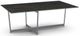 Amisco Customizable Jill Italian Porcelain Coffee Table with X-Shaped Metal Frame -0