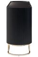 Michael Amini® Lisbon Silken Matte Black Console Table-2