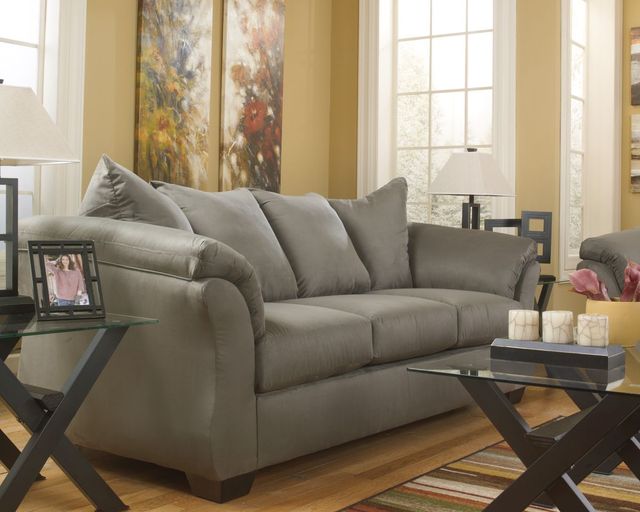 Signature Design by Ashley® Darcy Cobblestone Sofa-2