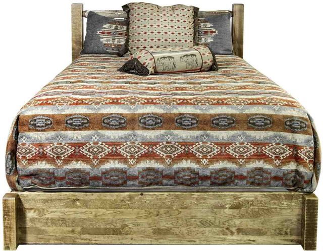 Montana Woodworks® Homestead Stain & Lacquer King Platform Bed with Storage-1