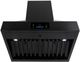 Induction Hardware 36" Black Stainless Steel Wall Mounted Range Hood-2