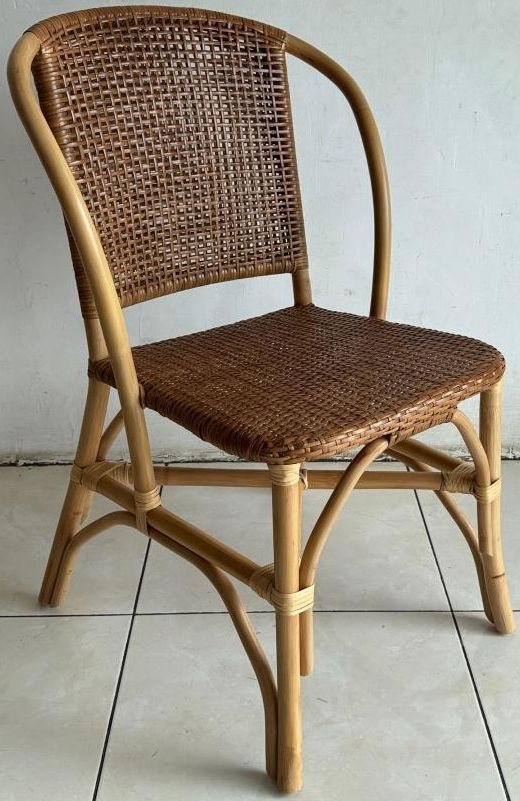 Coaster® Lexley Brown Woven Rattan Dining Side Chair-1