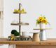 A & B Home Brown 30" 3-Tier Round Serving-2
